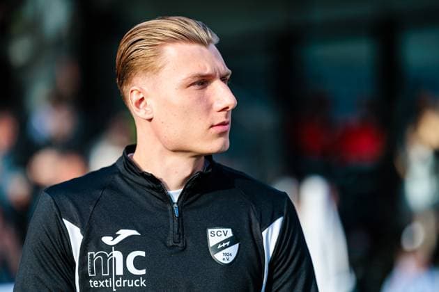 Eduard Probst SC Verl, 17 GER, SC Verl vs DSC Arminia Bielefeld, Football, 3 Liga, 27 Matchday, Season 2024 2025, 08 03 2025 DFL Regulations prohibit any use of photographers as image sequences and or quasi video GER, SC Verl vs DSC Arminia Bielefeld, Football, 3 Liga, 27 Matchday, Season 2024 2025, 08 03 2025 Verl Copyright: xEibner-Pressefoto JanxRollingerx EP_JSK
