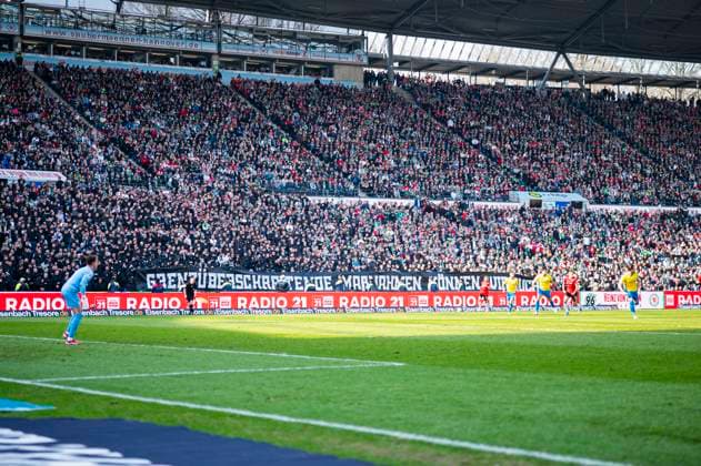 09 03 2025 Soccer, 2024 2025, 2 Bundesliga, 25 Matchday, Hannover 96 Eintracht Braunschweig Fans Hannover DFL REGULATIONS PROHIBIT ANY USE OF PHOTOGRAPHS AS IMAGE SEQUENCES AND OR QUASI VIDEO Hannover Lower Saxony Germany Heinz von Heiden Arena