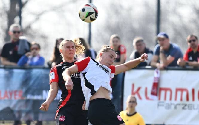 Football, Women 2nd BL, 1. FC Nürnberg - Eintracht Frankfurt II