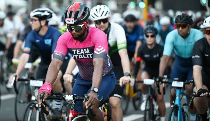 (250309) -- CAPE TOWN, March 9, 2025 -- Cyclists take part in the 2025 Cape Town Cycle Tour in Cape Town, South Africa, March 9, 2025. (Photo by Xinhua) (SP)SOUTH AFRICA-CAPE TOWN-CYCLING-CAPE TOWN CYCLE TOUR XabisoxMkhabela 