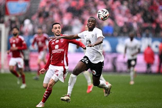 Stade Brestois 29 v Angers SCO - Ligue 1 McDonald s 2024 2025 24 Emmanuel BIUMLA (sco) during the Ligue 1 McDonald s match between Brest and Angers at Stade Francis-Le Ble on March 9, 2025 in Brest, France. Brest France  Copyright: xFEPx 776293011
