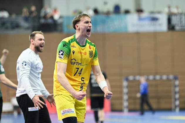 Josip Jukic VfL Eintracht Hagen, 74 HC Elbflorenz 2006 vs VfL Eintracht Hagen, 2 Handball Bundesliga Men, Season 2024 2025, 09 03 2025 HC Elbflorenz 2006 vs VfL Eintracht Hagen, 2 Handball Bundesliga Men, Season 2024 2025, 09 03 2025 Dresden Copyright: xEibner-Pressefoto xHoepnerx EP_PHR