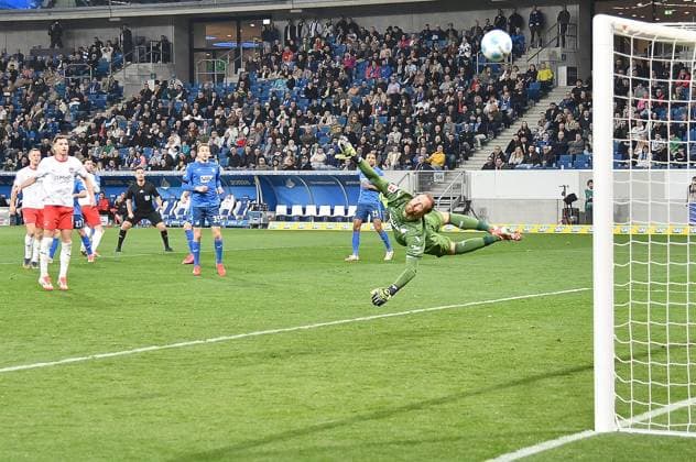 Sport Themen der Woche KW10 Sport Bilder des Tages 09.03.2025, xhbx, Fussball 1.Bundesliga, TSG 1899 Hoffenheim - 1.FC Heidenheim v.l. Torjubel, Goal celebration, celebrate the goal 1:1 durch Budu Zivzivadze (1.FC Heidenheim 1846) (DFL DFB REGULATIONS PROHIBIT ANY USE OF PHOTOGRAPHS as IMAGE SEQUENCES and or QUASI-VIDEO) Sinsheim *** 09 03 2025, xhbx, Soccer 1 Bundesliga, TSG 1899 Hoffenheim 1 FC Heidenheim v l Torjubel, Goal celebration, celebrate the goal 1 1 by Budu Zivzivadze 1 FC Heidenheim 1846 DFL DFB REGULATIONS PROHIBIT ANY USE OF PHOTOGRAPHS as IMAGE SEQUENCES and or QUASI VIDEO Sinsheim
