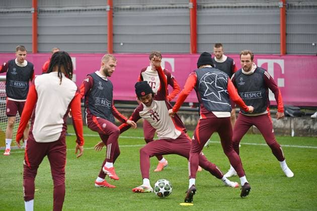 Training match, action final training on 10 03 2025 before the football Champions League round of 16 Bayer 04 Leverkusen FC Bayern Muenchen