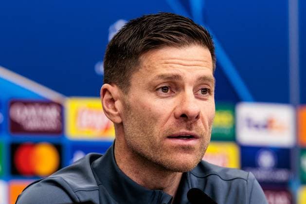 UEFA Champions League, Press conference Bayer 04 Leverkusen 10 03 2025 Xabi Alonso Head coach Bayer 04 Leverkusen during the press conference UEFA Champions League Round of 16 second leg, Press conference Bayer 04 Leverkusen before the match against FC Bayern Munich Leverkusen, BayArena on 10 03 2025 Copyright: xBEAUTIFULxSPORTS Wunderlx