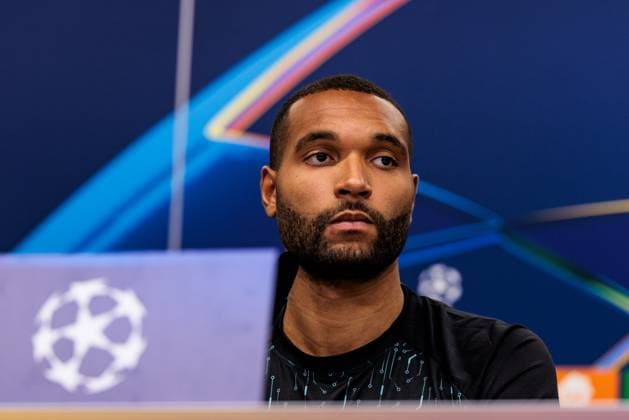 UEFA Champions League, Press conference Bayer 04 Leverkusen 10 03 2025 Jonathan Tah Bayer 04 Leverkusen, 4 during the press conference UEFA Champions League Round of 16 second leg, Press conference Bayer 04 Leverkusen before the match against FC Bayern Munich Leverkusen, BayArena on 10 03 2025 Copyright: xBEAUTIFULxSPORTS Wunderlx