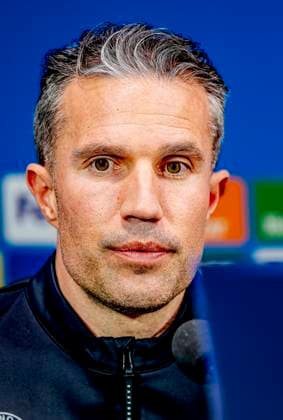 Pressconference Robin van Persie and Timon Wellenreuther of Feyenoord at the San Siro stadium for the UEFA Champions League season 2024 2025 in MILAN, Italy on 10 march 2025, photo by Marcel van Dorst EYE4images DeFodi Images