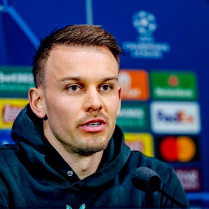 Pressconference Robin van Persie and Timon Wellenreuther of Feyenoord at the San Siro stadium for the UEFA Champions League season 2024 2025 in MILAN, Italy on 10 march 2025, photo by Marcel van Dorst EYE4images DeFodi Images