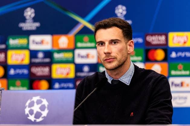 UEFA Champions League, Press conference FC Bayern Munich 10 03 2025 Leon Goretzka FC Bayern Munich, 8 during the press conference UEFA Champions League round of 16 second leg, Press conference FC Bayern Munich before the match against FC Bayern Munich Leverkusen, BayArena on 10 03 2025 Copyright: xBEAUTIFULxSPORTS Wunderlx