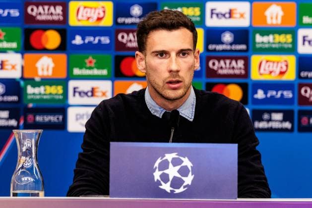 UEFA Champions League, Press conference FC Bayern Munich 10 03 2025 Leon Goretzka FC Bayern Munich, 8 during the press conference UEFA Champions League round of 16 second leg, Press conference FC Bayern Munich before the match against FC Bayern Munich Leverkusen, BayArena on 10 03 2025 Copyright: xBEAUTIFULxSPORTS Wunderlx