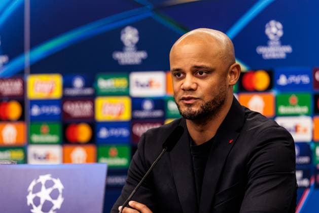 UEFA Champions League, Press conference FC Bayern Munich 10 03 2025 Vincent Kompany Coach FC Bayern Munich during the press conference UEFA Champions League Round of 16 second leg, Press conference FC Bayern Munich before the match against FC Bayern Munich Leverkusen, BayArena on 10 03 2025 Copyright: xBEAUTIFULxSPORTS Wunderlx