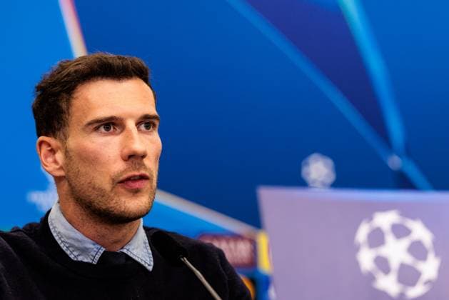 UEFA Champions League, Press conference FC Bayern Munich 10 03 2025 Leon Goretzka FC Bayern Munich, 8 during the press conference UEFA Champions League round of 16 second leg, Press conference FC Bayern Munich before the match against FC Bayern Munich Leverkusen, BayArena on 10 03 2025 Copyright: xBEAUTIFULxSPORTS Wunderlx