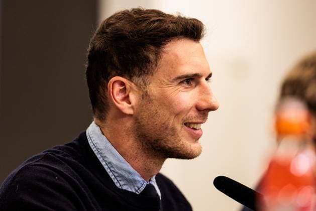 UEFA Champions League, Press conference FC Bayern Munich 10 03 2025 Leon Goretzka FC Bayern Munich, 8 during the press conference UEFA Champions League round of 16 second leg, Press conference FC Bayern Munich before the match against FC Bayern Munich Leverkusen, BayArena on 10 03 2025 Copyright: xBEAUTIFULxSPORTS Wunderlx