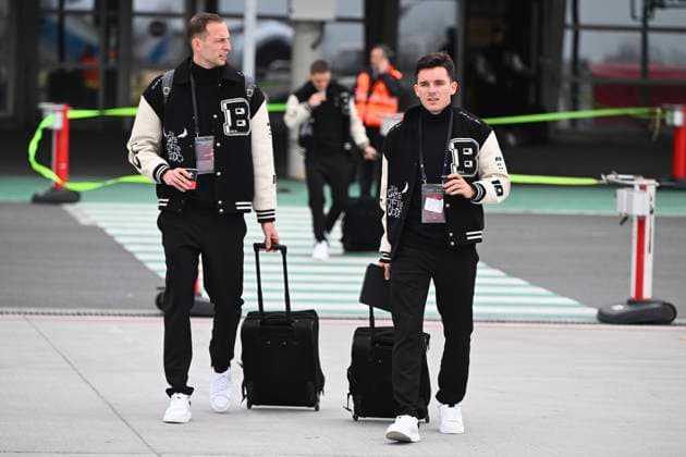 Football, CL, Club Brugge on the road to Birmingham
