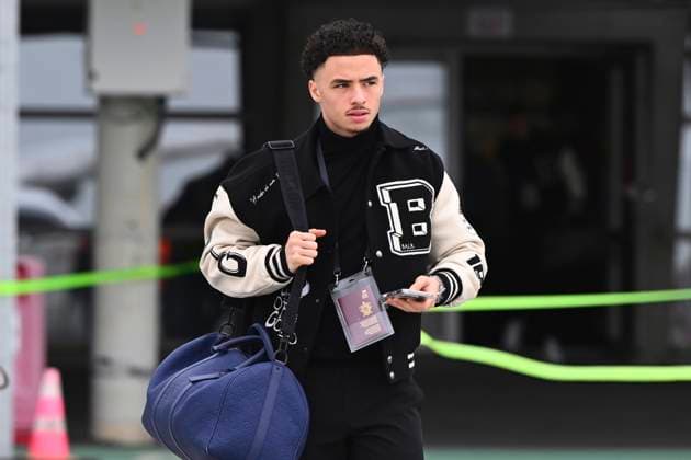 Aston Villa v Club Brugge - UEFA Champions League Media Activities 11 03 2025 OOSTENDE, BELGIUM - MARCH 11 : Talbi Chemsdine midfielder of Club Brugge pictured at the Oostende airport before departure for the UEFA Champions League 2024 25 round of 16 match second leg between Aston Villa and Club Brugge on March 11, 2025 in Oostende, Belgium, 11 03 2025 Oostende Belgium  Copyright: xVincentxKalutx