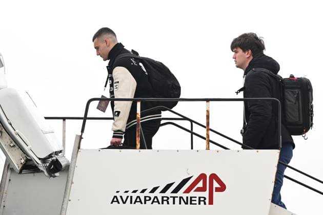 Aston Villa v Club Brugge - UEFA Champions League Media Activities 11 03 2025 OOSTENDE, BELGIUM - MARCH 11 : Jutgla Ferran forward of Club Brugge pictured at the Oostende airport before departure for the UEFA Champions League 2024 25 round of 16 match second leg between Aston Villa and Club Brugge on March 11, 2025 in Oostende, Belgium, 11 03 2025 Oostende Belgium  Copyright: xVincentxKalutx
