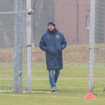 Soccer, Men, Season 2024 25, 2 Bundesliga, Hertha BSC, Training, Sports Director Benjamin Weber Hertha BSC , 11 03 2025, Copyright: xSebastianxRäppold MatthiasxKochx