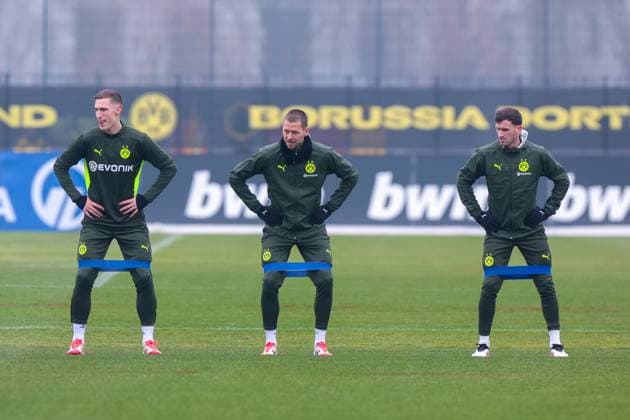Football, CL, Borussia Dortmund, Training