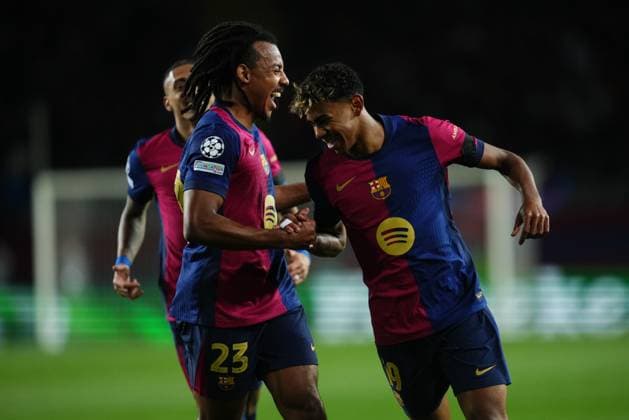 Barcelona, Spain, Season 2024 2025, UEFA Champions League, Round of 16, second leg, FC Barcelona, Barca v SL Benfica, Lluis Companys Stadium, 11 March 2025 Copyright: xBaguxBlancox xPressinphotox