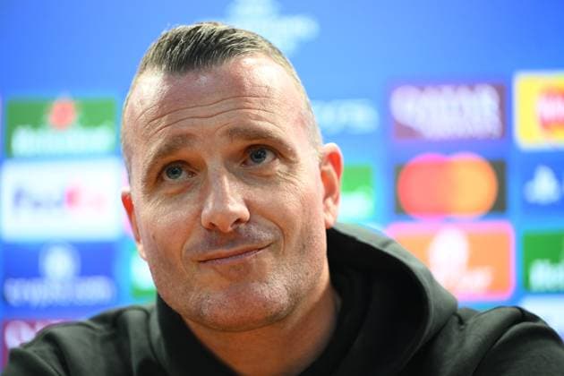 Aston Villa v Club Brugge - UEFA Champions League Media Activities 11 03 2025 BIRMINGHAM, ENGLAND - MARCH 11 : Hayen Nicky head coach of Club Brugge talking to the press during a press conference, PK, Pressekonferenz ahead of the UEFA Champions League 2024 25 round of 16 match second leg between Aston Villa and Club Brugge on March 11, 2025 in Birmingham, England, 11 03 2025 Birmingham England  Copyright: xVincentxKalutx