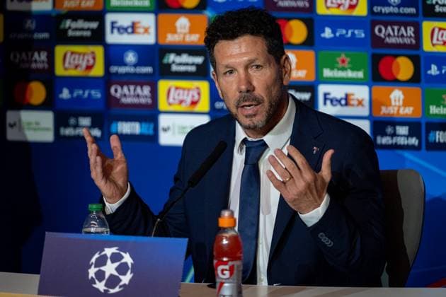 Football, CL, Atletico Madrid, Press conference