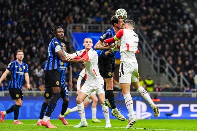 UEFA Champions League: FC Internationale Milan v Feyenoord Milan - David Hancko of Feyenoord during the 2nd leg of the round of 16 of new format of the Champions League 2024 2025. The match is set between FC Internationale Milan and Feyenoord at Giuseppe Meazza San Siro on 11 March 2025 in Milan, Italy. Copyright: xTomxBodex
