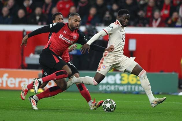 LEVERKUSEN, GERMANY - 11 MARCH, 2025: ++ - The UEFA Champions League football match between Bayer 04 Leverkusen vs FC Bayern Munich at BayArena.  Copyright: xVitaliixKliuievx