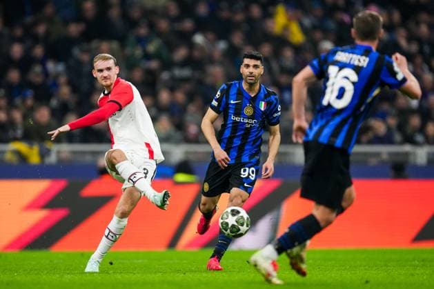 UEFA Champions League: FC Internationale Milan v Feyenoord Milan - Thomas Beelen of Feyenoord during the 2nd leg of the round of 16 of new format of the Champions League 2024 2025. The match is set between FC Internationale Milan and Feyenoord at Giuseppe Meazza San Siro on 11 March 2025 in Milan, Italy. Copyright: xTomxBodex