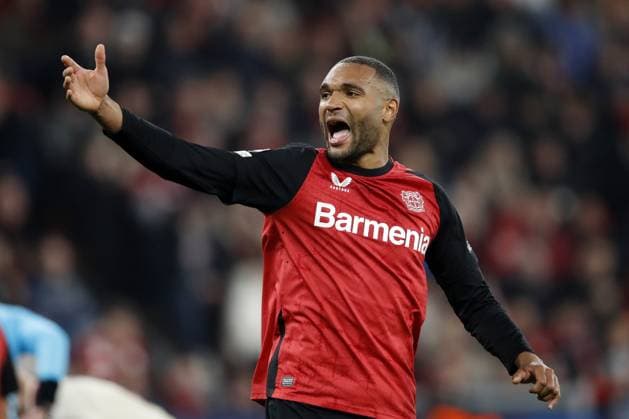 Sport Bilder des Tages LEVERKUSEN - Jonathan Tah of Bayer 04 Leverkusen balks during the UEFA Champions League match between Bayer 04 Leverkusen and FC Bayern Munich at the Bay Arena on March 11, 2025 in Leverkusen, Germany. ANP Hollandse Hoogte Bart Stoutjesdijk UEFA Champions League 2024 25 Round of 16 Second Leg 2024 25 xVIxANPxSportx xBartxStoutjesdijkxIVx 522145521 originalFilename: 522145521.jpg