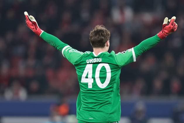 Jonas Urbig FC Bayern Munich in the round of 16 second leg of the UEFA Champions League 2024 season 25 Bayer Leverkusen FC Bayern Munich Copyright Thomas Pakusch Copyright: Thomas Pakusch