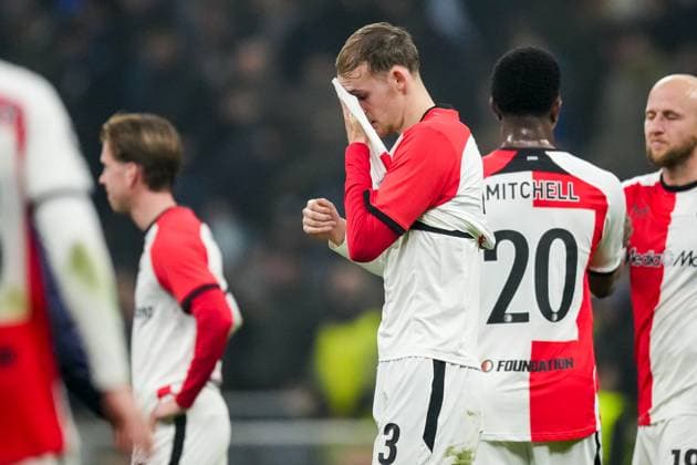 UEFA Champions League: FC Internationale Milan v Feyenoord Milan - Thomas Beelen of Feyenoord during the 2nd leg of the round of 16 of new format of the Champions League 2024 2025. The match is set between FC Internationale Milan and Feyenoord at Giuseppe Meazza San Siro on 11 March 2025 in Milan, Italy. Copyright: xTomxBodex