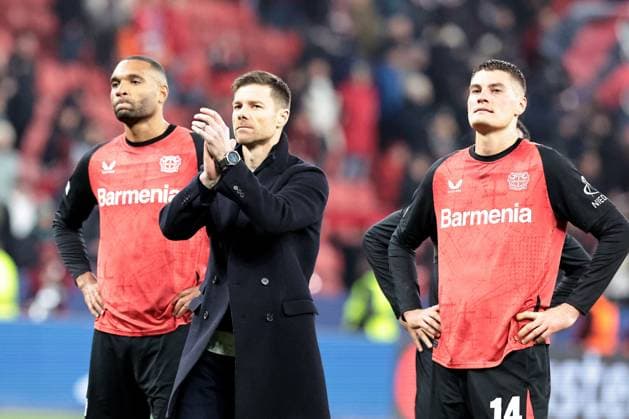 Head coach Xabi Alonso Bayer 04 Leverkusen at the round of 16 second leg of the UEFA Champions League 2024 season 25 Bayer Leverkusen FC Bayern Munich Copyright Thomas Pakusch Copyright: Thomas Pakusch