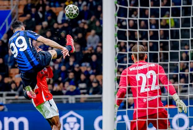FC Internazionale Milan forwarder Mehdi Taremi during the match Inter Feyenoord at the San Siro Stadium for the UEFA Champions League Round of 16 2st leg season 2024 2025 in MILAN, Italia on 11 march 2025, photo by Marcel van Dorst EYE4images DeFodi Images