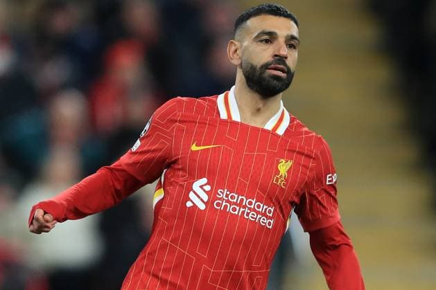 11th March 2025; Anfield, Liverpool, Merseyside, England; Champions League Last 16, Second Leg Football, Liverpool versus Paris Saint Germain; Mohammed Salah of Liverpool  ActionPlus12759048 DavidxBlunsden