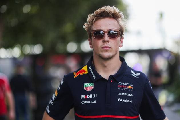 F1 - AUSTRALIAN GRAND PRIX 2025 LAWSON Liam (nzl), Red Bull Racing RB21, portrait, during the Formula 1 Louis Vuitton Australian Grand Prix 2025, 1st round of the 2025 FIA Formula One World Championship, WM, Weltmeisterschaft from March 14 to 16, 2025 on the Albert Park Grand Prix Circuit, in Melbourne, Australia - MelbourneAustralia  Copyright: xANTONINxVINCENTx