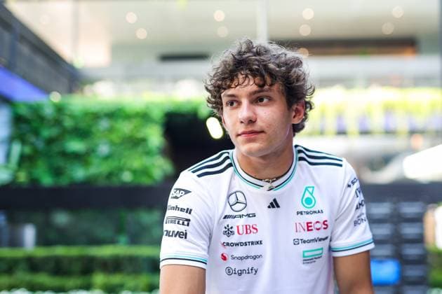 F1 - AUSTRALIAN GRAND PRIX 2025 KIMI ANTONELLI Andrea (ita), Mercedes AMG F1 Team W16, portrait during the Formula 1 Louis Vuitton Australian Grand Prix 2025, 1st round of the 2025 FIA Formula One World Championship, WM, Weltmeisterschaft from March 14 to 16, 2025 on the Albert Park Grand Prix Circuit, in Melbourne, Australia - MelbourneAustralia  Copyright: xFLORENTxGOODENx