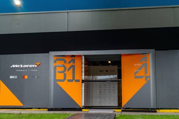 March 12, 2025, Melbourne, Victoria, Australia: McLaren Formula 1 Team garage on Wednesday at the Formula 1 Louis Vuitton Australian Grand Prix 2025 on March 12, 2025 in Melbourne, Australia. Melbourne Australia - ZUMAf186 20250312_zsp_f186_011 Copyright: xJamesxForresterx