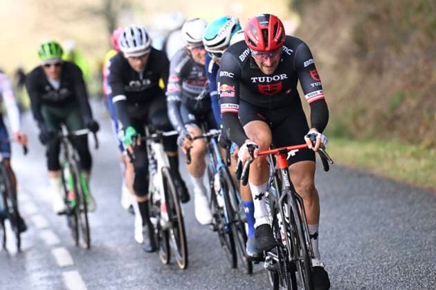 Paris - Nice 2025 - stage 4 LA LOGE DES GARDES, FRANCE - MARCH 12 : Haller Marco (AUT) of Tudor Pro Cycling Team during stage 4 of the 83th edition of the Paris - Nice cycling race, a stage of 163,4km with start in Vichy and finish in La Loge Des Gardes on March 12, 2025 in La Loge Des Gardes, France, 12 03 2025 ( Motordriver Kenny Verfaillie - La Loge Des Gardes France  Copyright: xNicoxVereeckenx