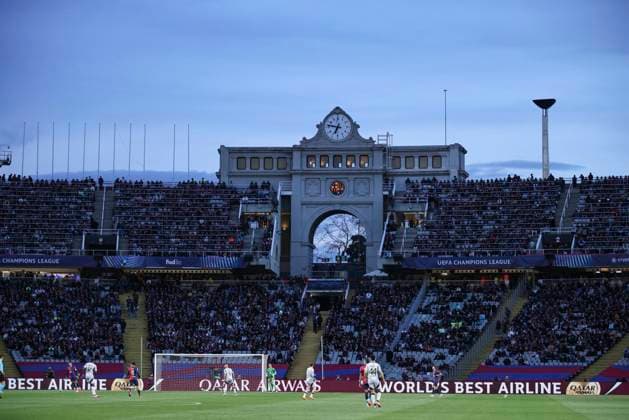 FC Barcelona, Barca v SL Benfica - UEFA Champions League 2024 25 Round of 16 Second Leg Fans in Stadium Lluis Companys during the Top 16 game of the UEFA Champions League between FC Barcelona and SL Benfica in Barcelona, Spain, on March 11, 2025. Barcelona Spain  Copyright: xGongorax originalFilename:bonilla-fcbarcel250311_npOev.jpg