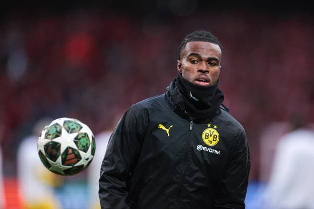 12 03 2025, UEFA Champions League, Round of 16, Lille OSC Borussia Dortmund, Carney Chukwuemeka Borussia Dortmund , Lille Stade Pierre Mauroy Decathlon Arena Paris xRHR PHOTO DEx Copyright: DennisxEwert RHR-FOTOx RHR-FOTO DE