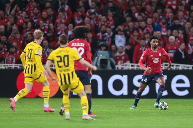 12 03 2025, UEFA Champions League, Round of 16, Lille OSC Borussia Dortmund, Alexsandro LOSC Lille , Lille Stade Pierre Mauroy Decathlon Arena Paris xRHR PHOTO ENx Copyright: DennisxEwert RHR-FOTOx RHR-FOTO DE