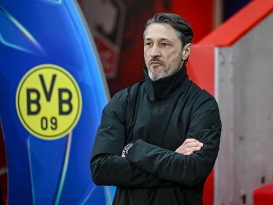 Lille, France, 12 03 2025 Trainer Niko Kovac BV Borussia Dortmund Looks on during the UEFA Champions League 2024 25 Round of 16 Second Leg match between LOSC Lille and Borussia Dortmund at Stade Pierre Mauroy on March 12, 2025 in Lille, France Photo by Harry Langer DeFodi Images