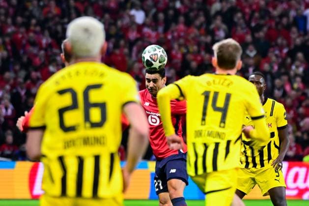 FOOTBALL : Lille vs Borussia Dortmund - Ligue des Champions - 12 03 2025 Benjamin Andre ( 21 - Lille ) during UEFA Champions League match between Lille OSC and Borussia Dortmund at Stade Pierre Mauroy on March 12, 2025 in Lille, France. ( Photo by Dante Badano PsnewZ ) - LilleFrance  Copyright: xDantexBadanox