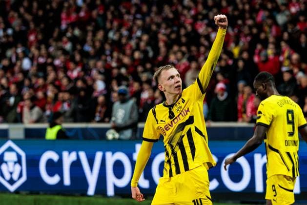 UEFA Champions League, LOSC Lille Borussia Dortmund 12 03 2025 Maximilian Beier Borussia Dortmund, 14 UEFA Champions League round of 16 second leg, LOSC Lille Borussia Dortmund Lille, Stade Pierre Mauroy on 12 03 2025 Copyright: xBEAUTIFULxSPORTS Wunderlx
