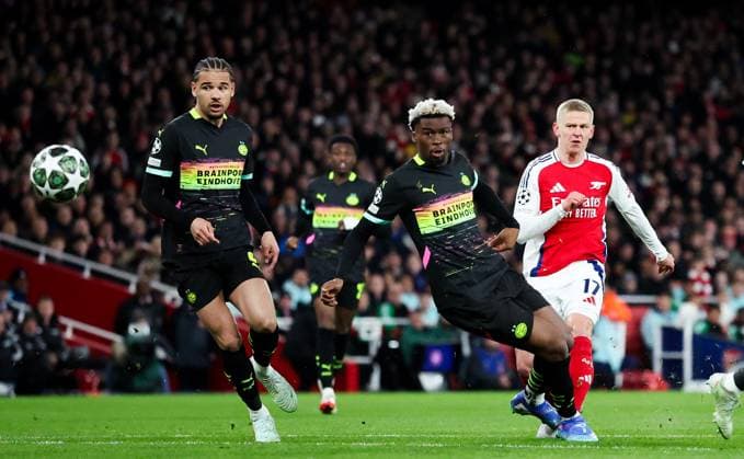 Football, CL, FC Arsenal - PSV Eindhoven