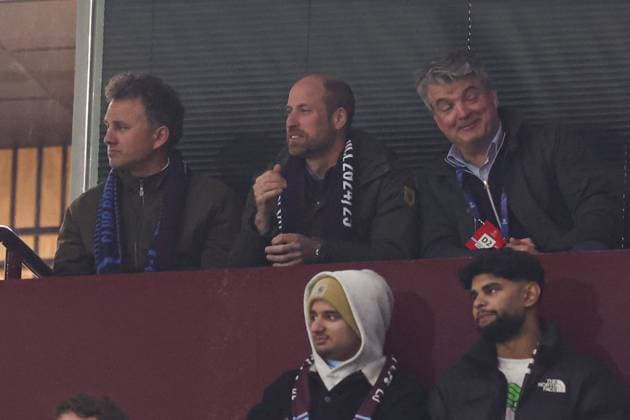 William, Prince of Wales in the stands Aston Villa v Club Brugge, UEFA Champions League, Round of 16, Second Leg, Football, Villa Park, Birmingham, UK - 12 Mar 2025 EDITORIAL USE ONLY No use with unauthorised audio, video, data, fixture lists, club league logos or live services. Online in-match use limited to 120 images, no video emulation. No use in betting, games or single club league player publications. Copyright: xPaulxCurrie Shutterstockx 15188183o