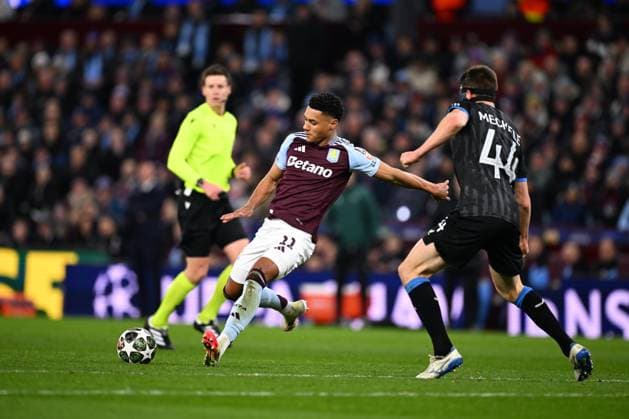 Aston Villa v Club Brugge - UEFA Champions League BIRMINGHAM, ENGLAND - MARCH 12 : Watkins Ollie forward of Aston Villa in action during the UEFA Champions League 2024 25 round of 16 match second leg between Aston Villa and Club Brugge on March 12, 2025 in Birmingham, England, 12 03 2025 Birmingham England  Copyright: xTomasxSiskx