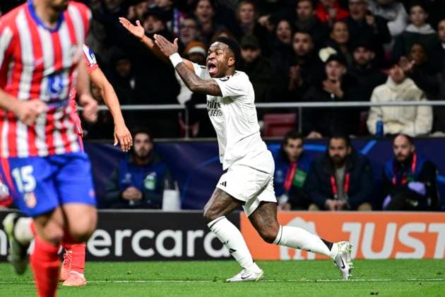 Vinicius Junior 7 Madrid , Atletico Madrid vs Real Madrid , Football, Champions League, Round of 16 second leg, 12 03 2025 Madrid Madrid Spain Copyright: xkolbert-press MarcxNiemeyerx