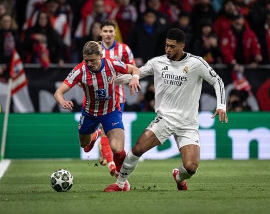 Atletico de Madrid x Real Madrid Vini Jr (Real Madrid) in action during the game against Atletico de Madrid valid for Champions League at the Metropolitano stadium, in Madrid, today March 12, 2025. Copyright: xx 0L3A0866
