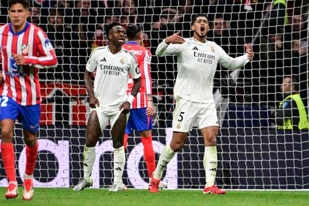 Vinicius Junior 7 Madrid misses penalty, Atletico Madrid vs Real Madrid , Football, Champions League, Round of 16 second leg, 12 03 2025 Madrid Madrid Spain Copyright: xkolbert-press MarcxNiemeyerx